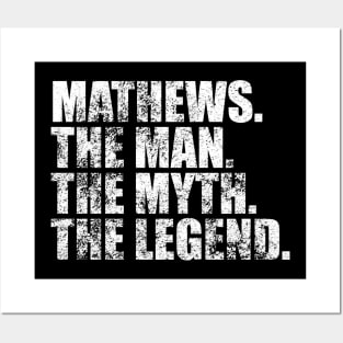 Mathews Legend Mathews Family name Mathews last Name Mathews Surname Mathews Family Reunion Posters and Art